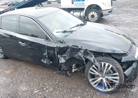 2018 Infiniti Q50 3.0T Sport z USA, uszkodzony, nr VIN JN1EV7AR3JM444659